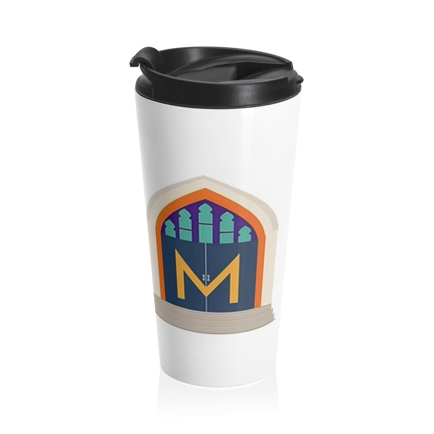 Stainless Steel Travel Mug logo