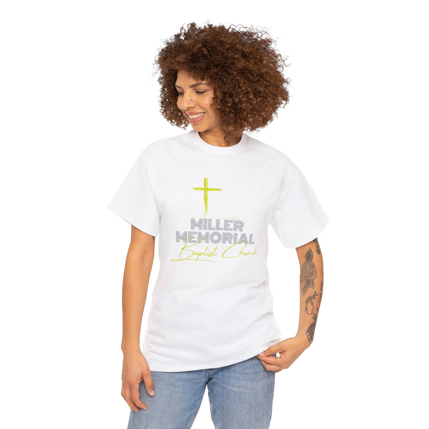 Unisex Heavy Cotton Tee neon yellow