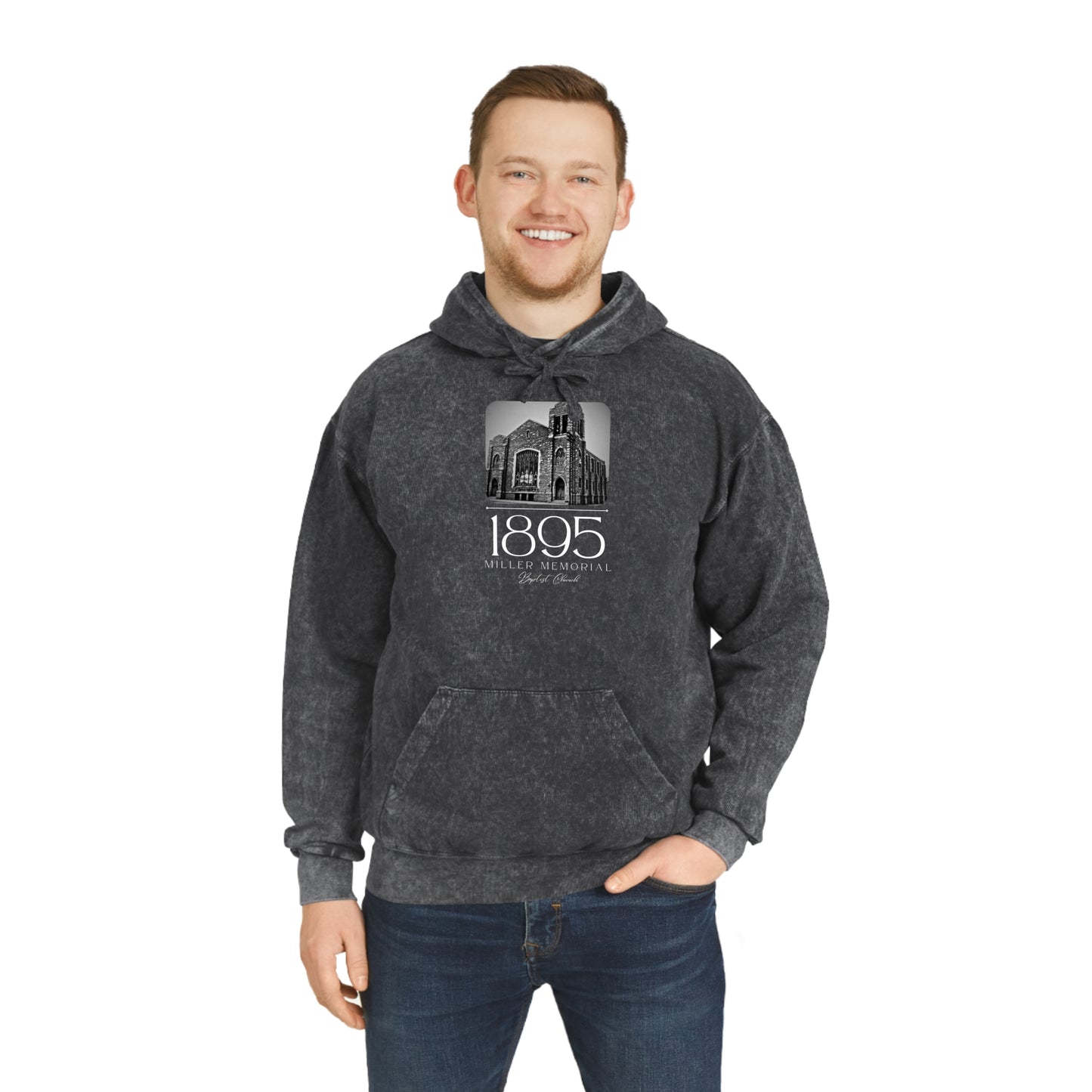 Since 1895 Unisex Mineral Wash Hoodie