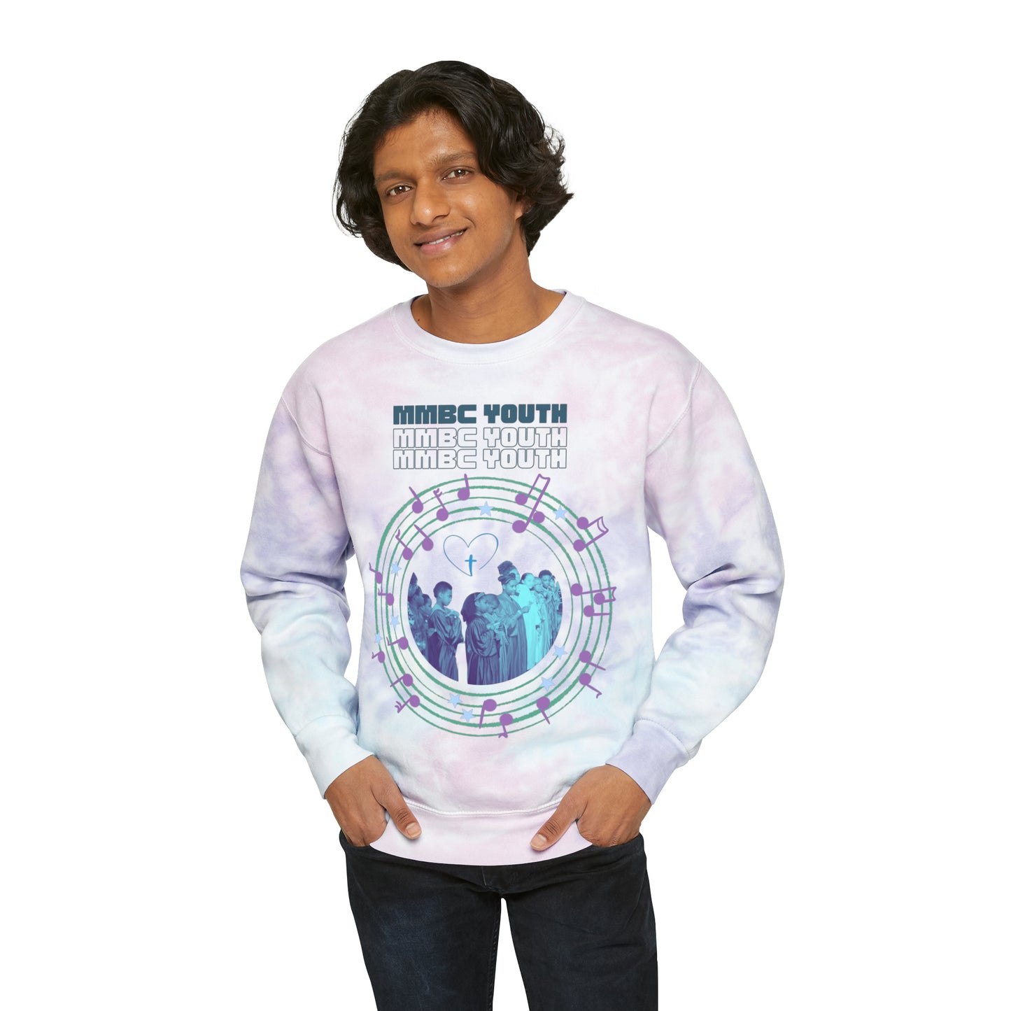 Youth Unisex Tie-Dye Sweatshirt