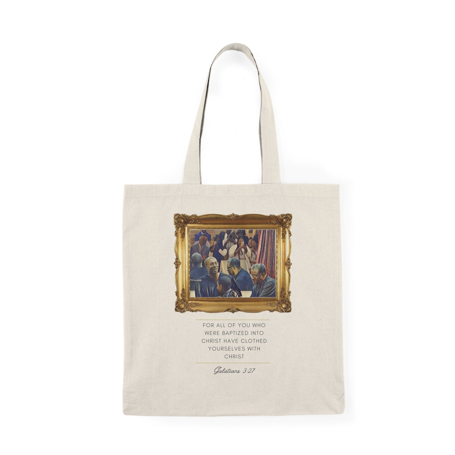 Baptism Natural Tote Bag