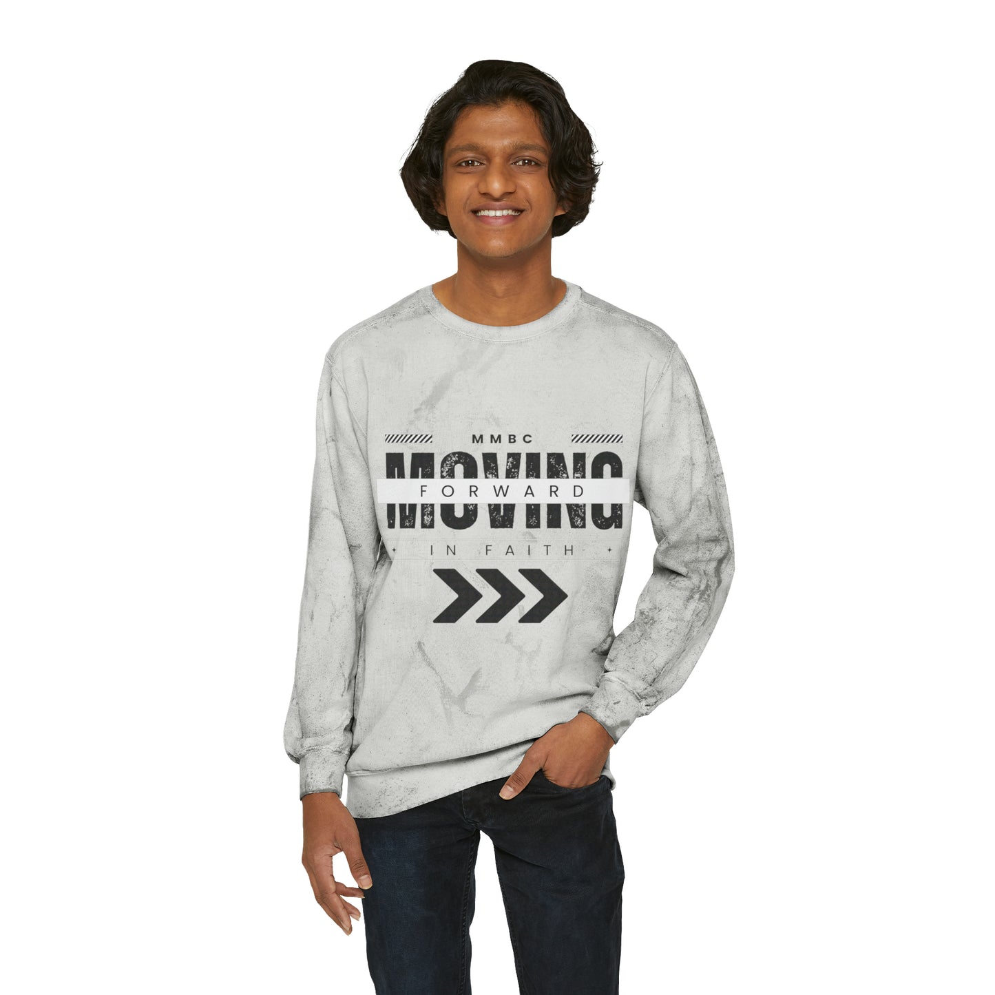 Unisex Color Blast Crewneck Sweatshirt