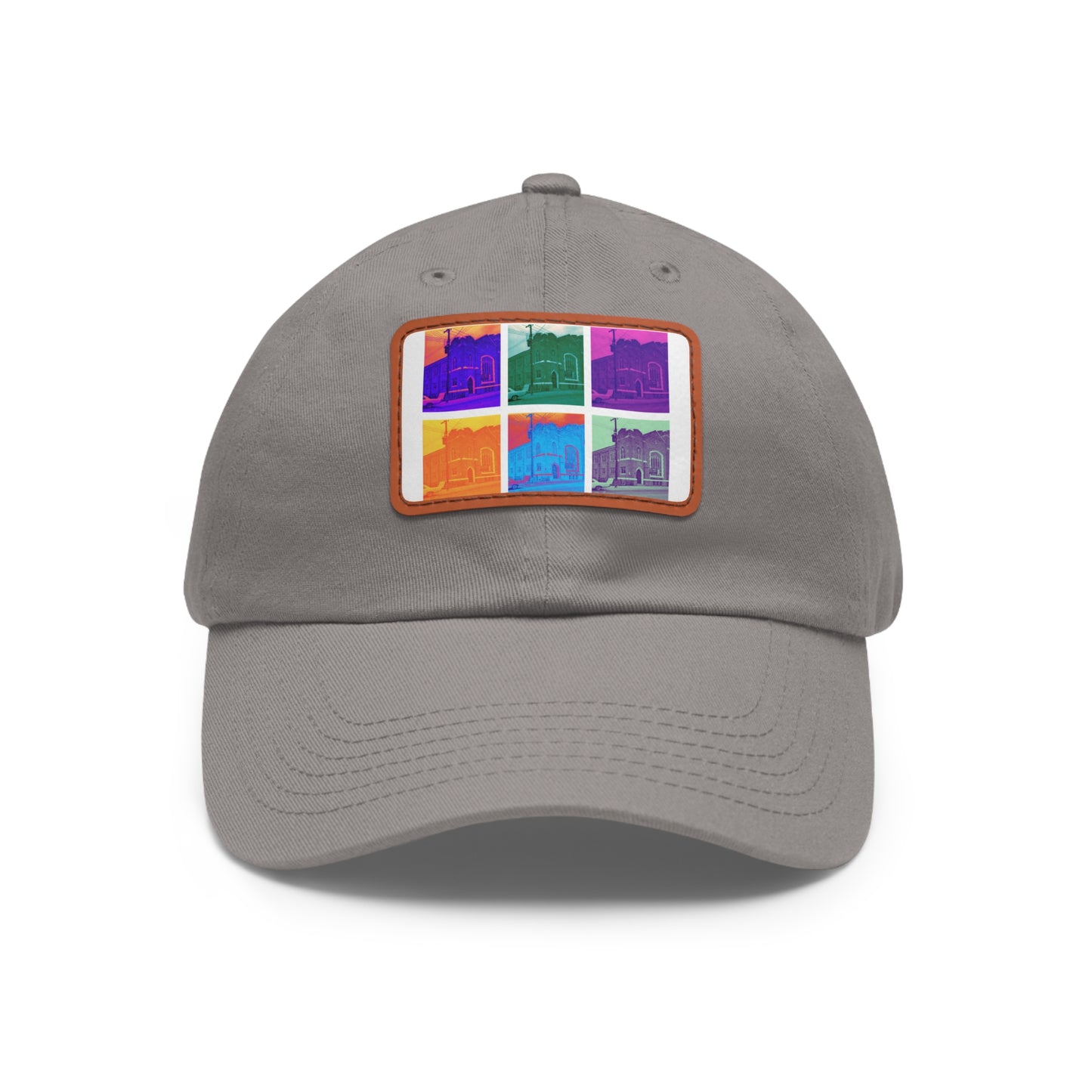 Multi Hat with Leather Patch (Rectangle)