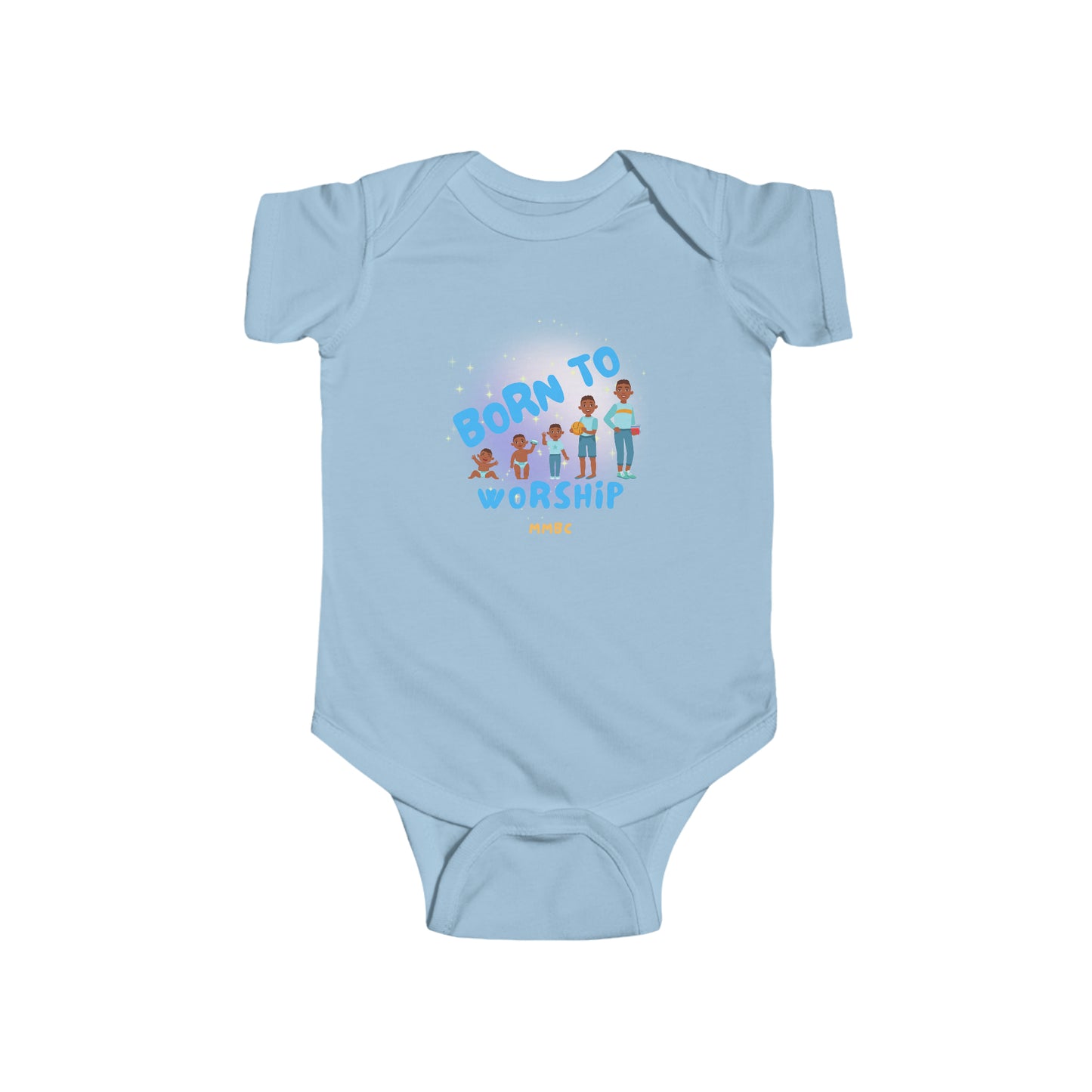 Born to worship blue onsie