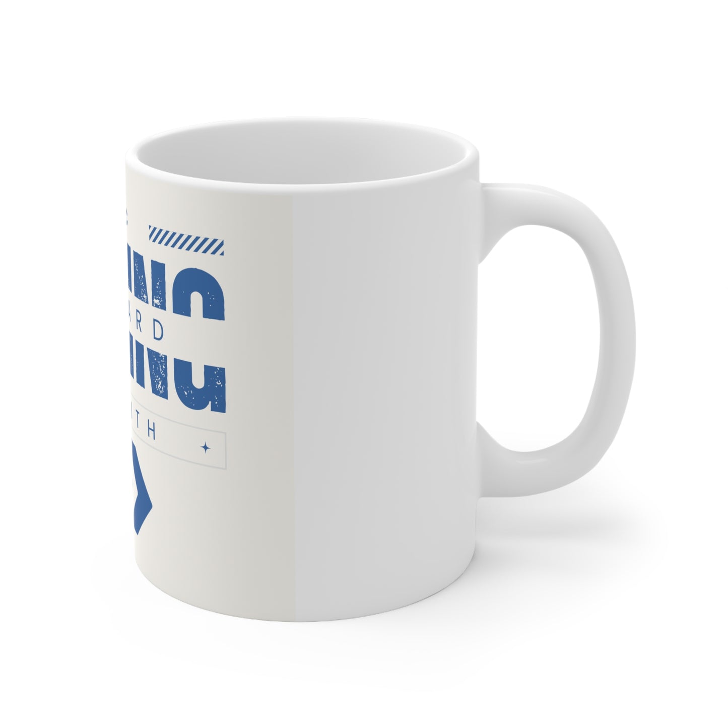 Blue Forward Ceramic Mug 11oz