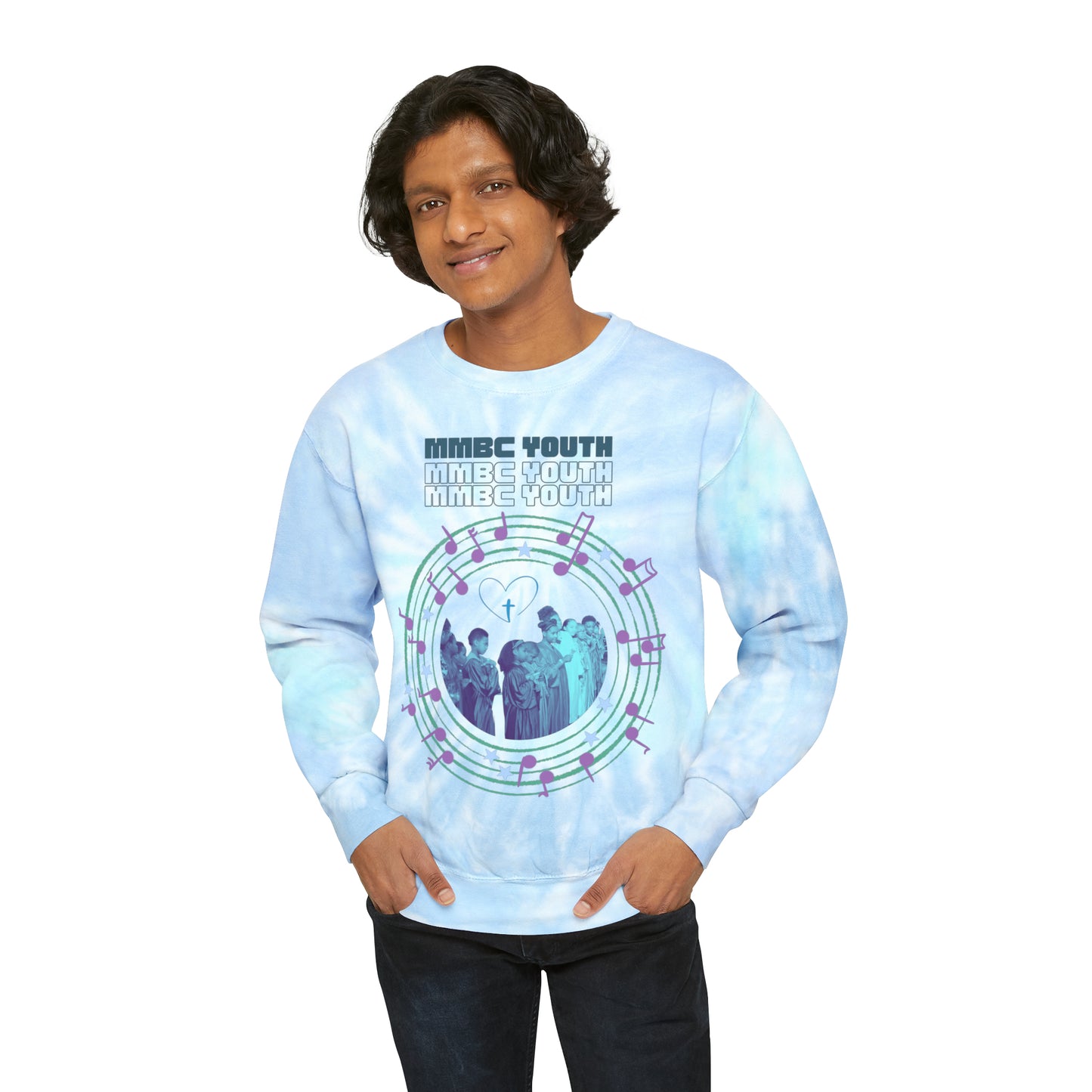 Youth Unisex Tie-Dye Sweatshirt