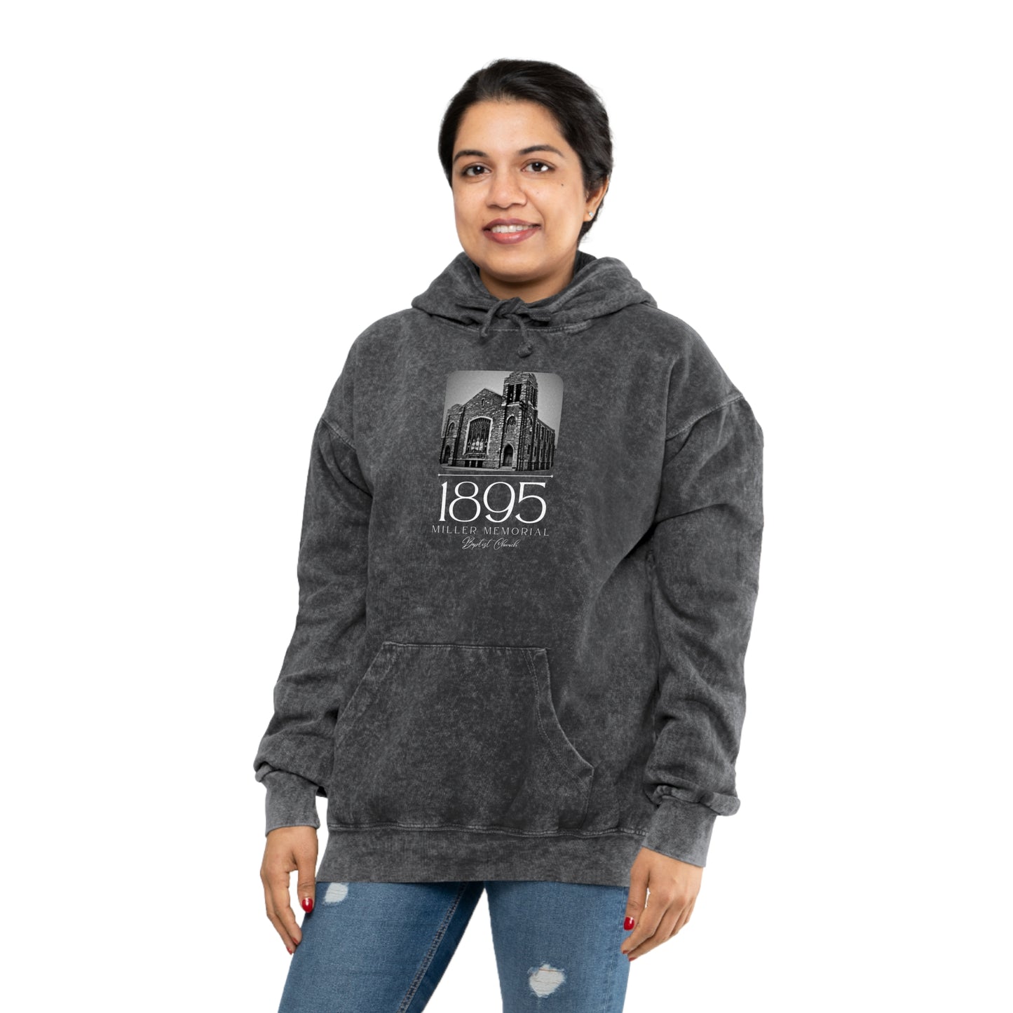 Since 1895 Unisex Mineral Wash Hoodie