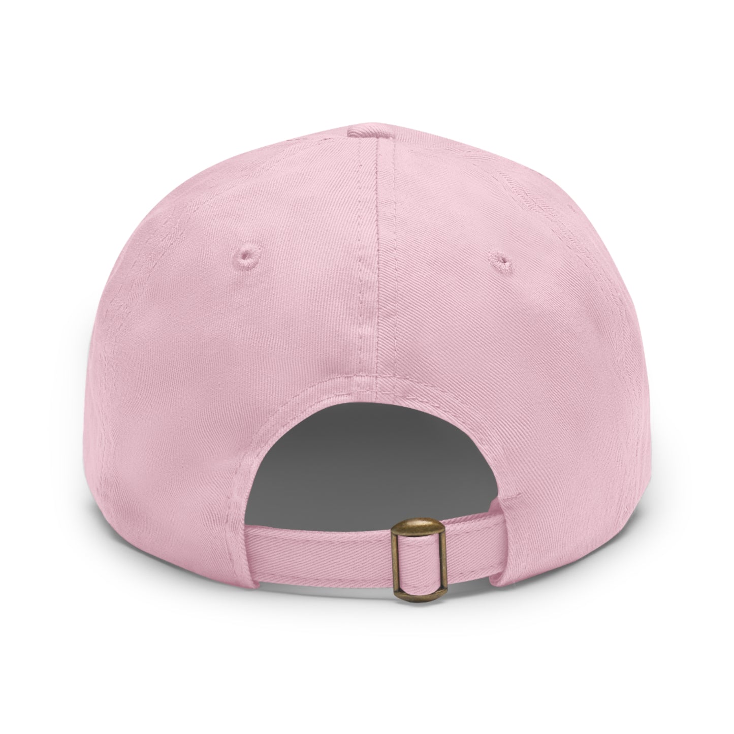 Hat with Leather Patch (Round) -