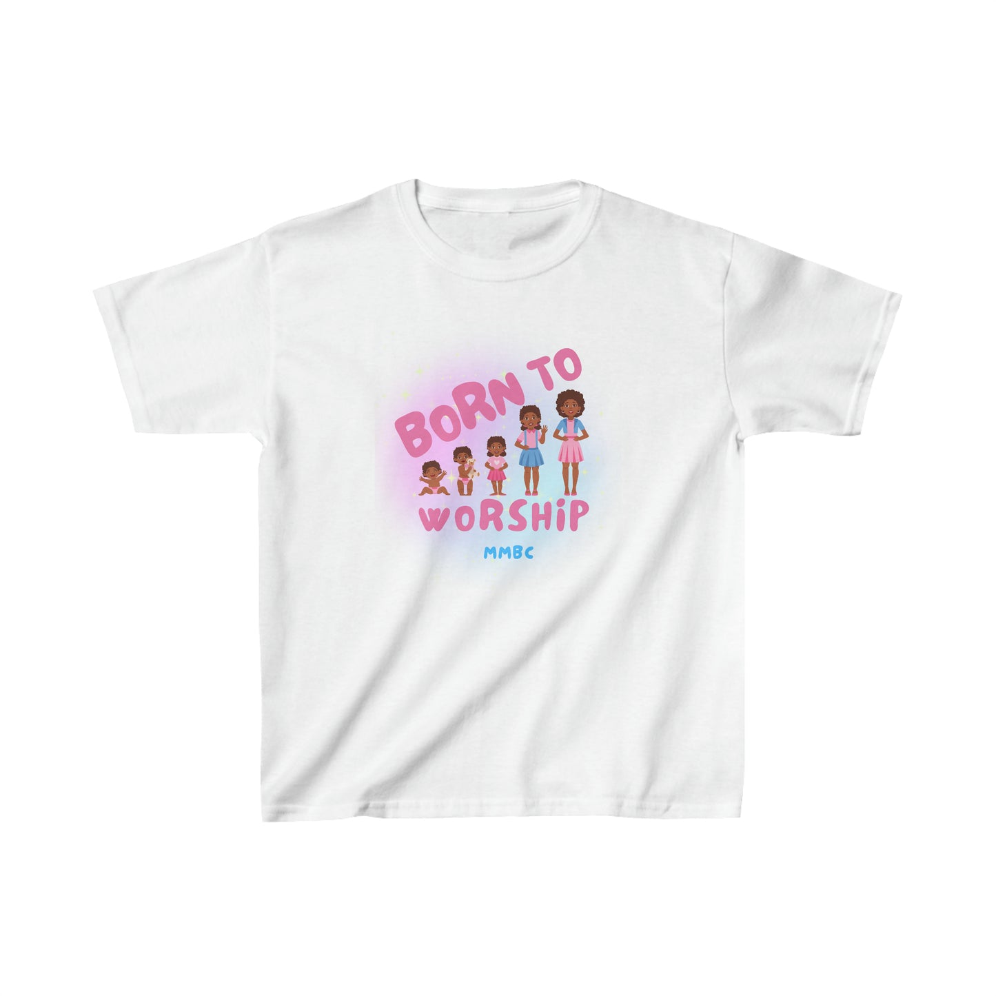 Kids Heavy Cotton™ BTW Tee Pink