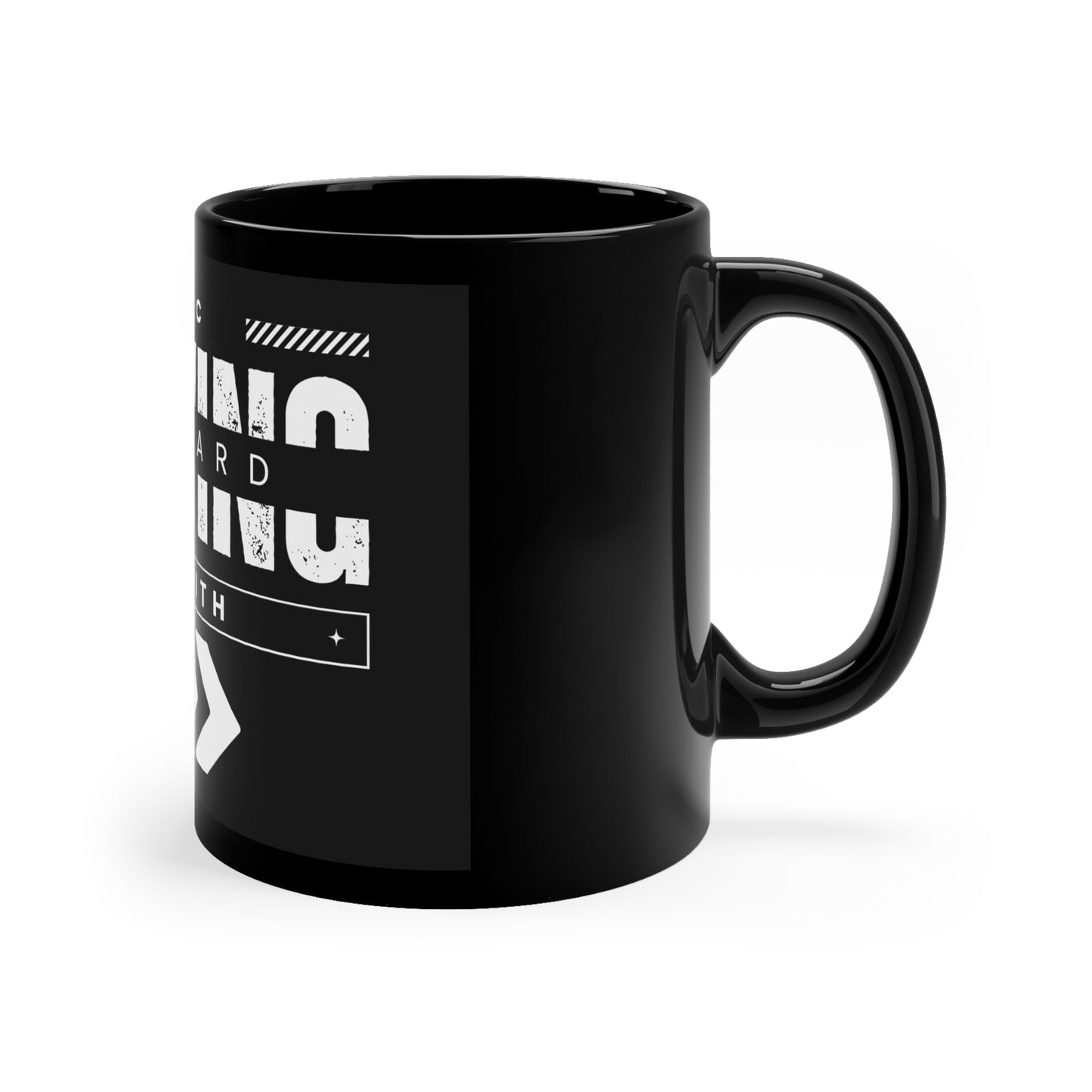 Forward 11oz Black Mug