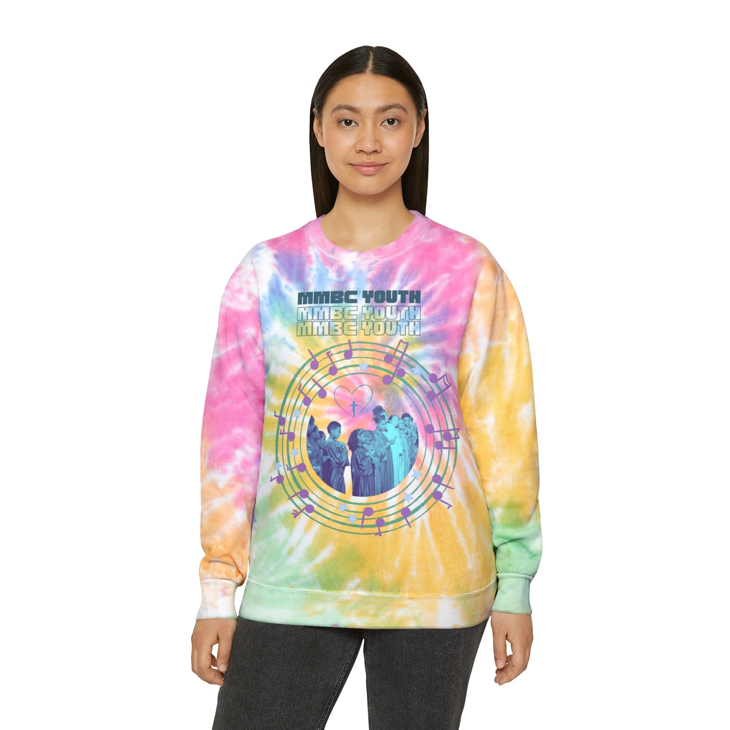 Youth Unisex Tie-Dye Sweatshirt