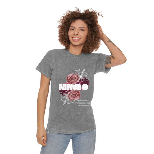 Rose Unisex Mineral Wash T-Shirt