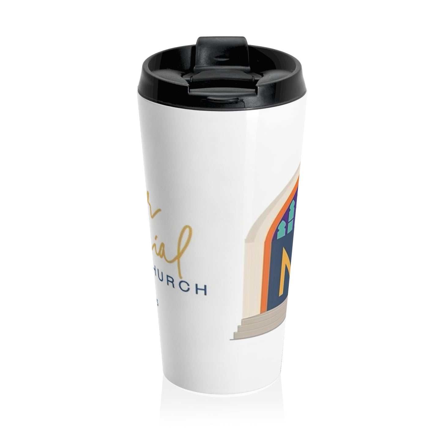 Stainless Steel Travel Mug logo