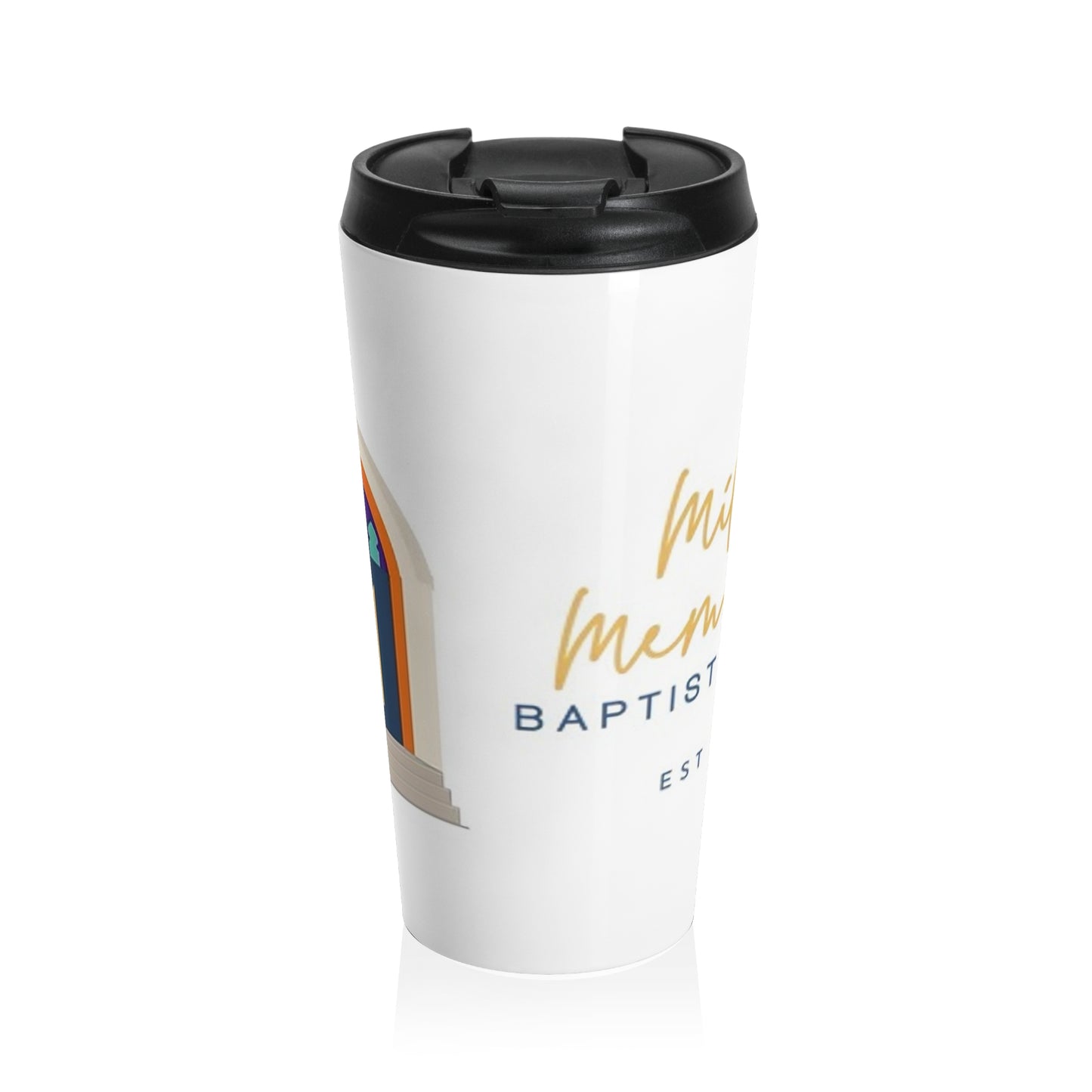 Stainless Steel Travel Mug logo