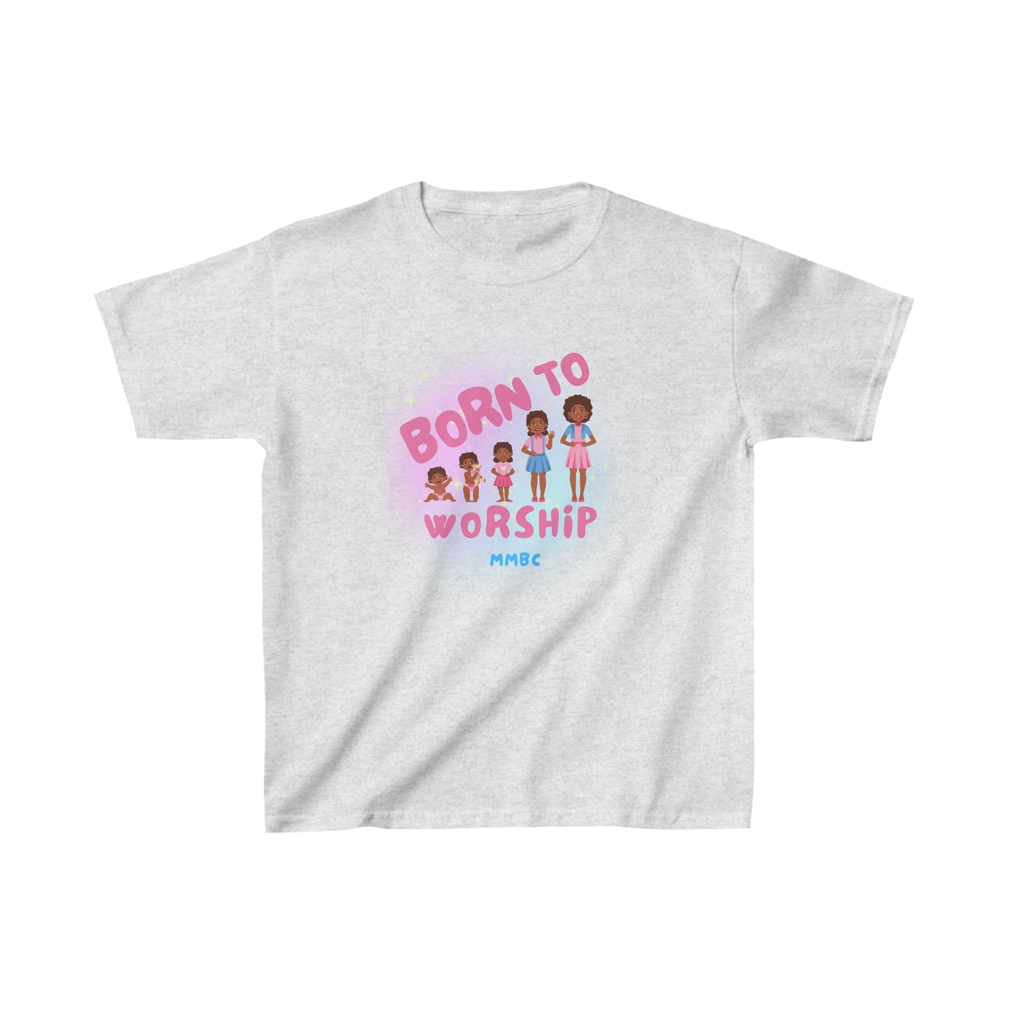 Kids Heavy Cotton™ BTW Tee Pink