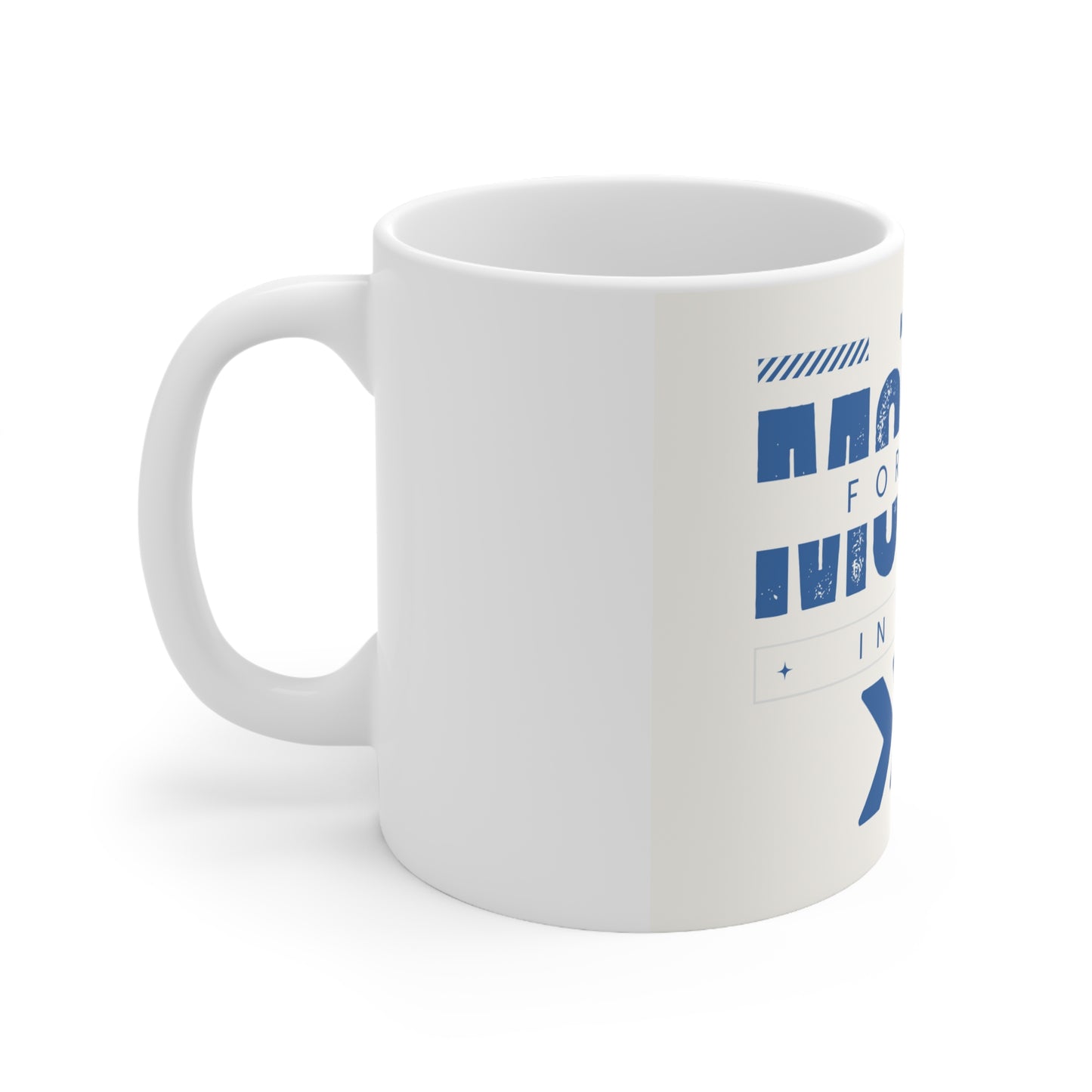 Blue Forward Ceramic Mug 11oz